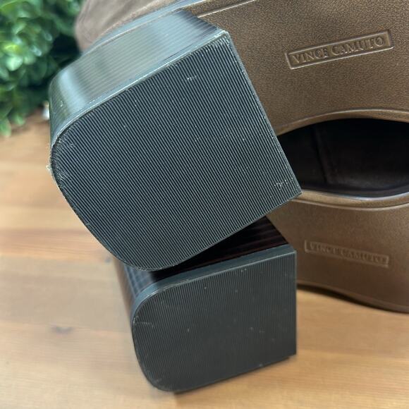 Vince Camuto Kortimy Water Repellent Suede Mid Shaft Boots Size 8.5 - Picture 10 of 11